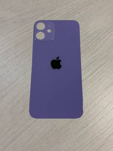 Заднее стекло (крышка) для IPhone 12 mini фиолетовое (PURPLE)