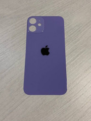 Заднее стекло (крышка) для IPhone 12 mini фиолетовое (PURPLE)