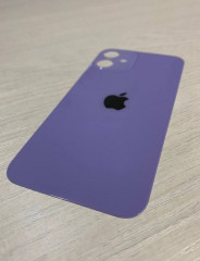 Заднее стекло (крышка) для IPhone 12 mini фиолетовое (PURPLE)