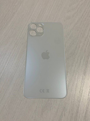 Заднее стекло (крышка) для IPhone 11 Pro белое (SILVER)