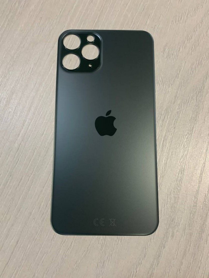 Заднее стекло (крышка) для IPhone 11 Pro зеленое (MIDNIGHT GREEN)