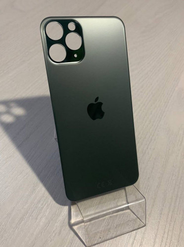 Заднее стекло (крышка) для IPhone 11 Pro зеленое (MIDNIGHT GREEN)