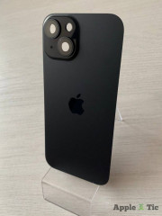 iPhone 15 задняя крышка в сборе с окошками камеры (Black) черная
