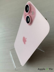 iPhone 15 задняя крышка в сборе с окошками камеры (Pink) розовая