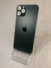 Заднее стекло (крышка) для IPhone 11 Pro черное (space gray)