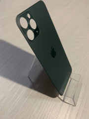 Заднее стекло (крышка) для IPhone 11 Pro черное (space gray)