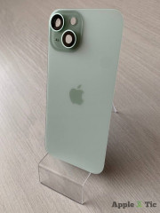 iPhone 15 задняя крышка в сборе с окошками камеры (Green) зеленая