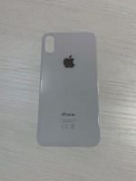 Заднее стекло (крышка) для IPhone XS белое (SILVER)