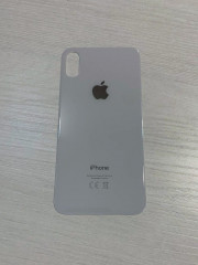 Заднее стекло (крышка) для IPhone XS белое (SILVER)