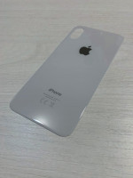 Заднее стекло (крышка) для IPhone XS белое (SILVER)