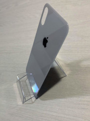 Заднее стекло (крышка) для IPhone XS белое (SILVER)
