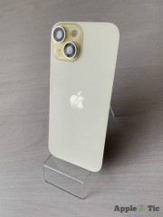 iPhone 15 задняя крышка в сборе с окошками камеры (Yellow) желтая