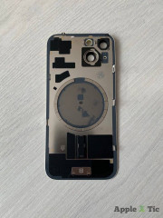 iPhone 15 задняя крышка в сборе с окошками камеры (Yellow) желтая