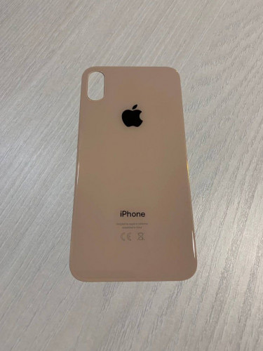 Заднее стекло (крышка) для IPhone XS золотое (GOLD)