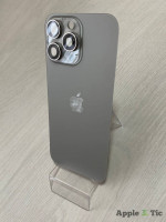 iPhone 16 Pro Max задняя крышка в сборе с окошками камеры (Natural Titanium)натуральный титан