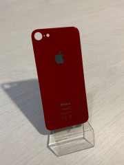Заднее стекло (крышка) для IPhone 8 красное (red)