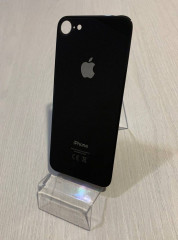Заднее стекло (крышка) для IPhone 8 черное (space gray)