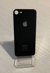Заднее стекло (крышка) для IPhone 8 черное (space gray)