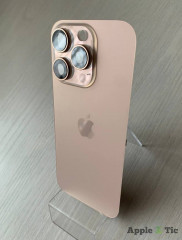 iPhone 16 Pro задняя крышка в сборе с окошками камеры (Desert Titanium) песочная