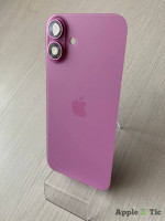 iPhone 16 Plus задняя крышка в сборе с окошками камеры (Pink) розовая