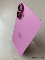 iPhone 16 Plus задняя крышка в сборе с окошками камеры (Pink) розовая