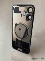  iPhone 16 задняя крышка в сборе с окошками камеры (White) белая