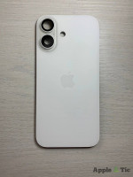 iPhone 16 задняя крышка в сборе с окошками камеры (White) белая